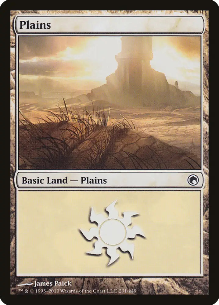 Plains (231) [Scars of Mirrodin] - MTG Single