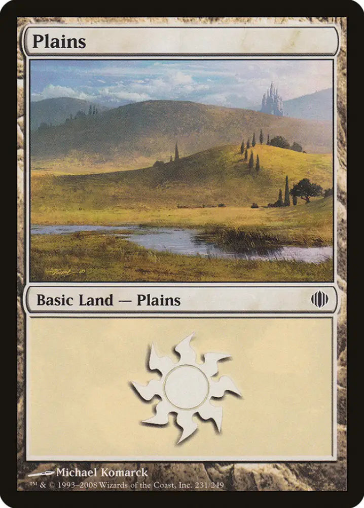 Plains (231) [Shards of Alara] - MTG Single