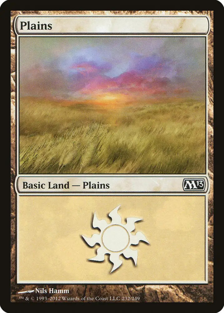 Plains (232) [Magic 2013] - MTG Single