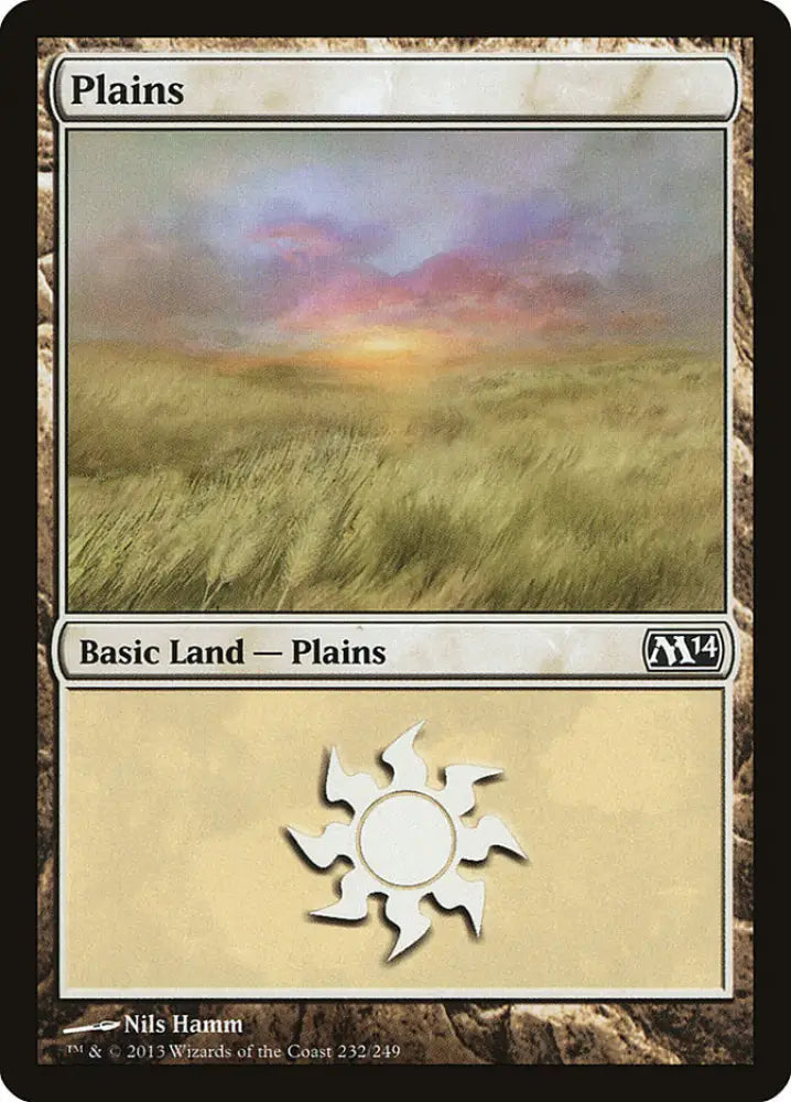 Plains (232) [Magic 2014] - MTG Single