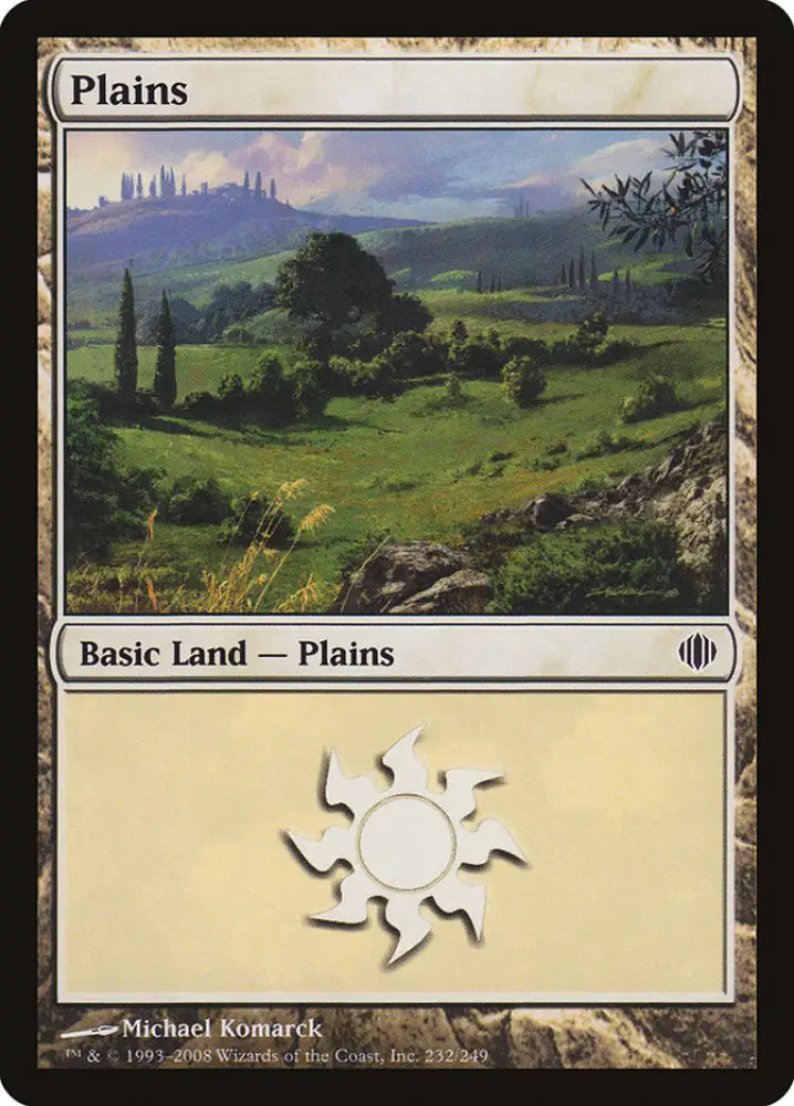 Plains (232) [Shards of Alara] - MTG Single