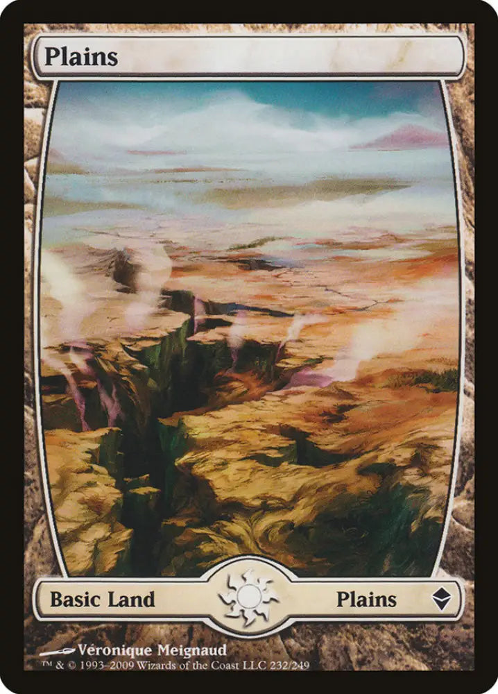 Plains (232) [Zendikar] - MTG Single