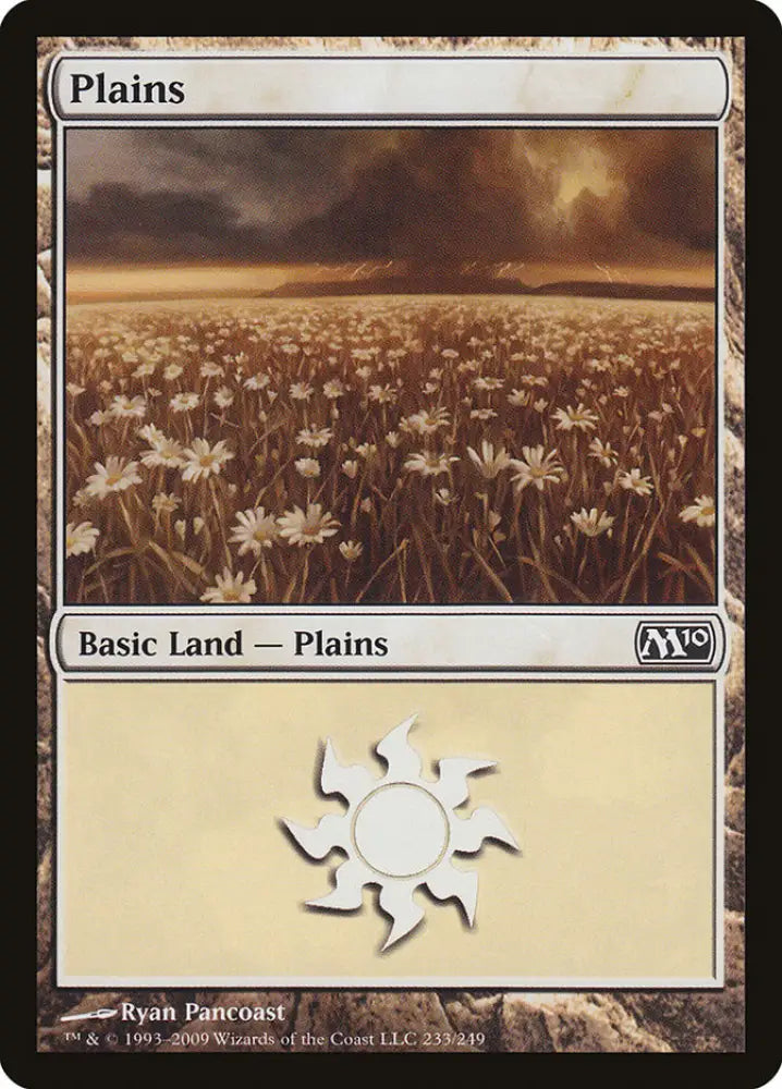 Plains (233) [Magic 2010] - MTG Single