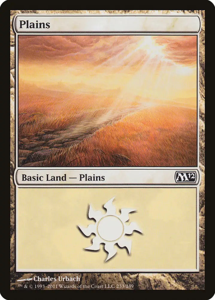 Plains (233) [Magic 2012] - MTG Single