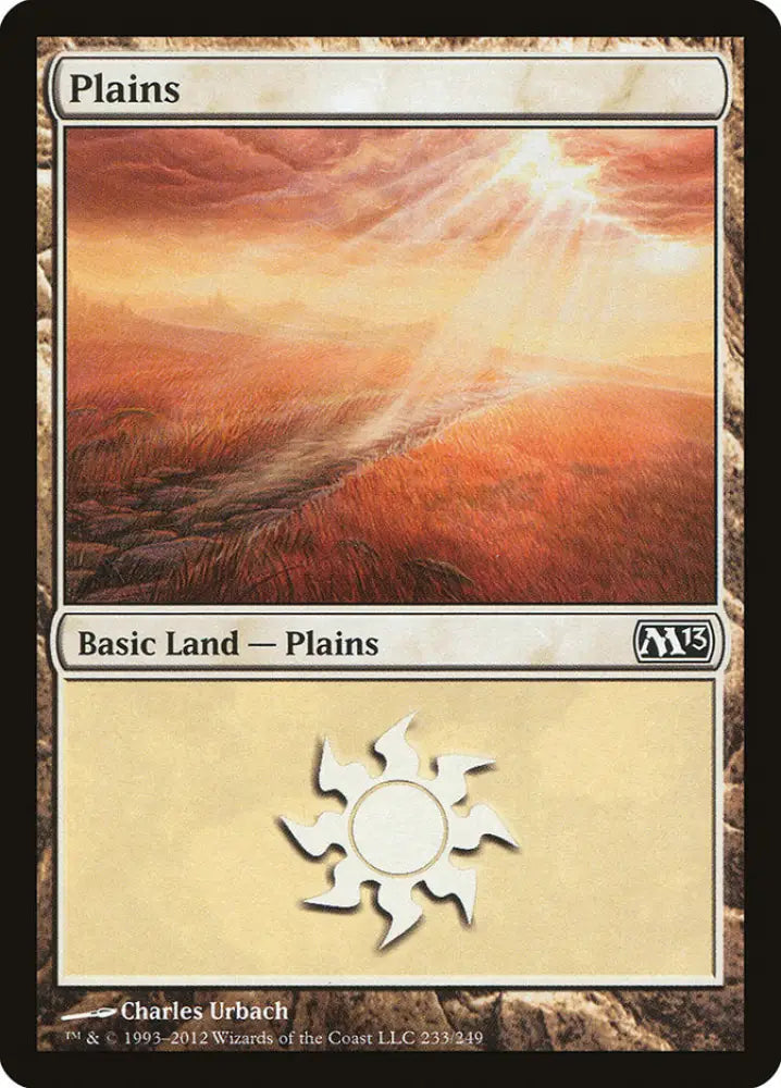 Plains (233) [Magic 2013] - MTG Single