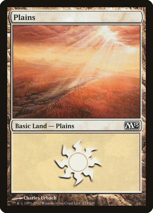 Plains (233) [Magic 2013] - MTG Single
