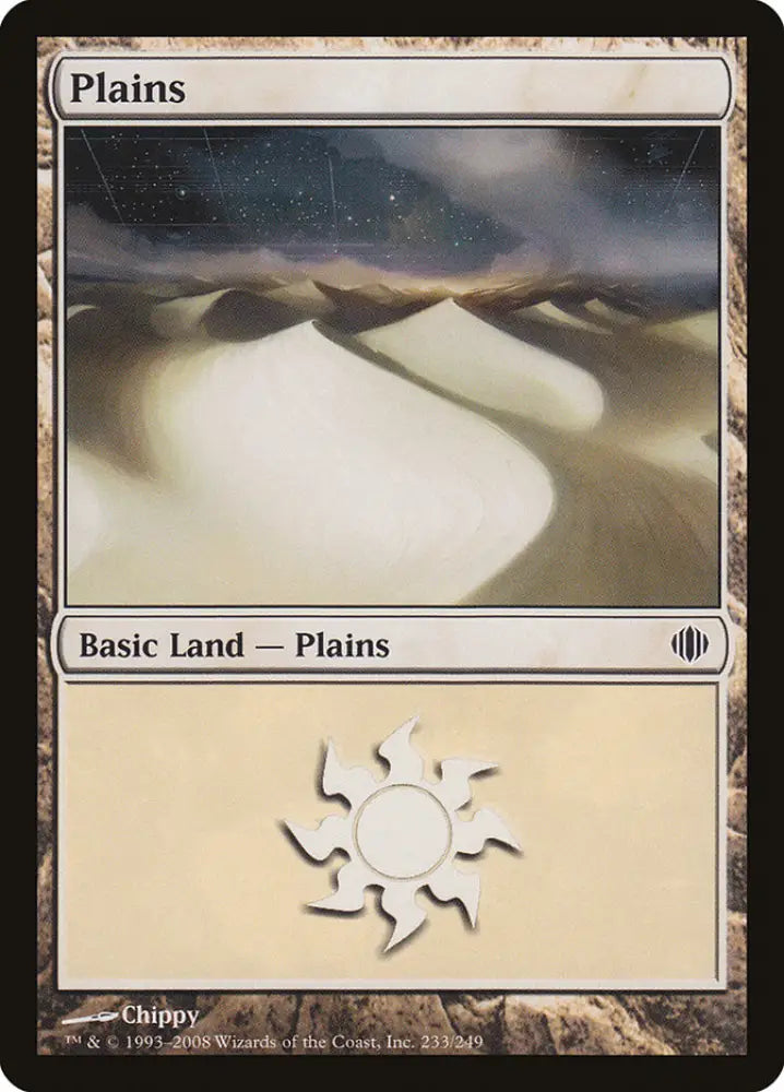 Plains (233) [Shards of Alara] - MTG Single