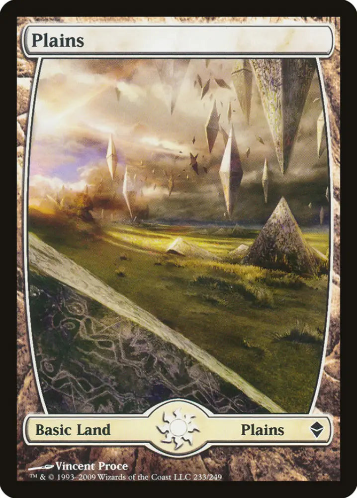 Plains (233) [Zendikar] - MTG Single