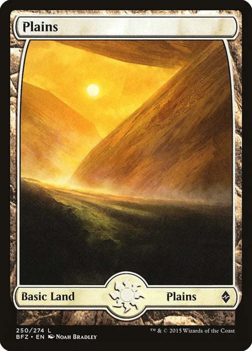 Plains (250) (Full Art) [Battle for Zendikar] - MTG Single