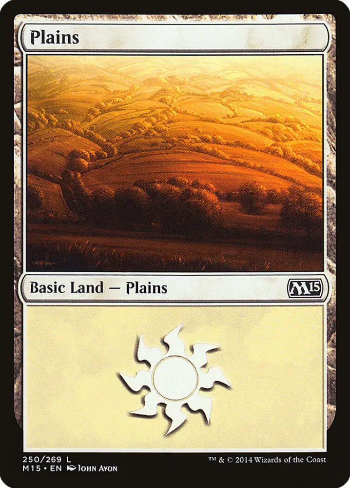 Plains (250) [Magic 2015] - MTG Single