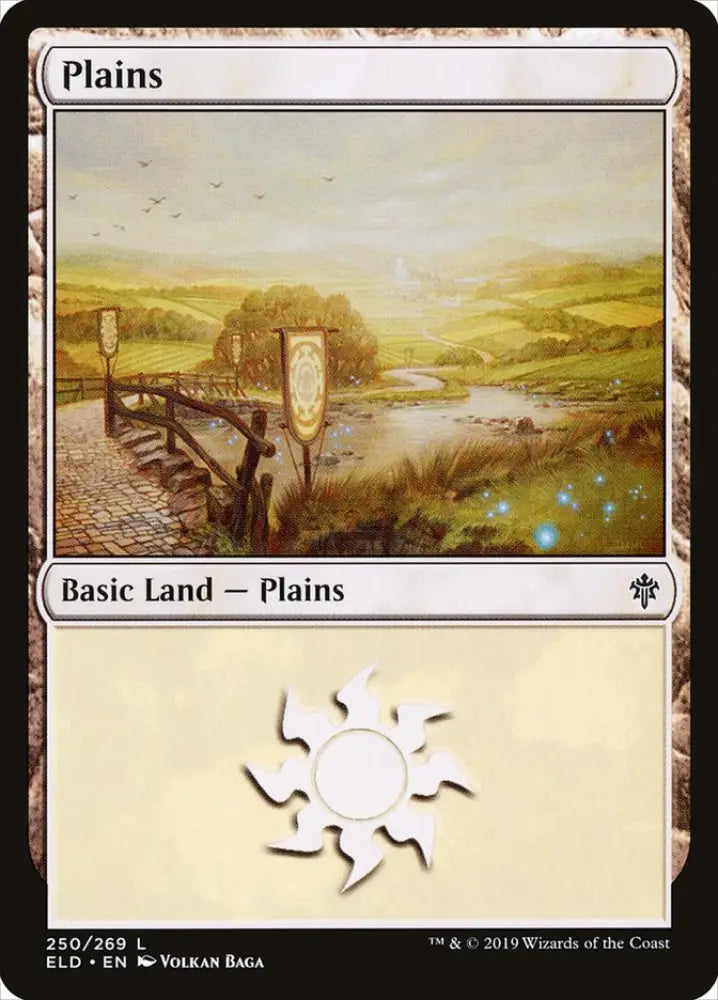 Plains (250) [Throne of Eldraine] - MTG Single