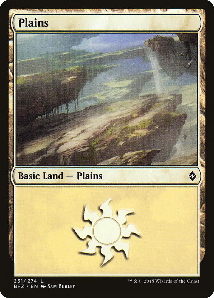 Plains (251) [Battle for Zendikar] - MTG Single