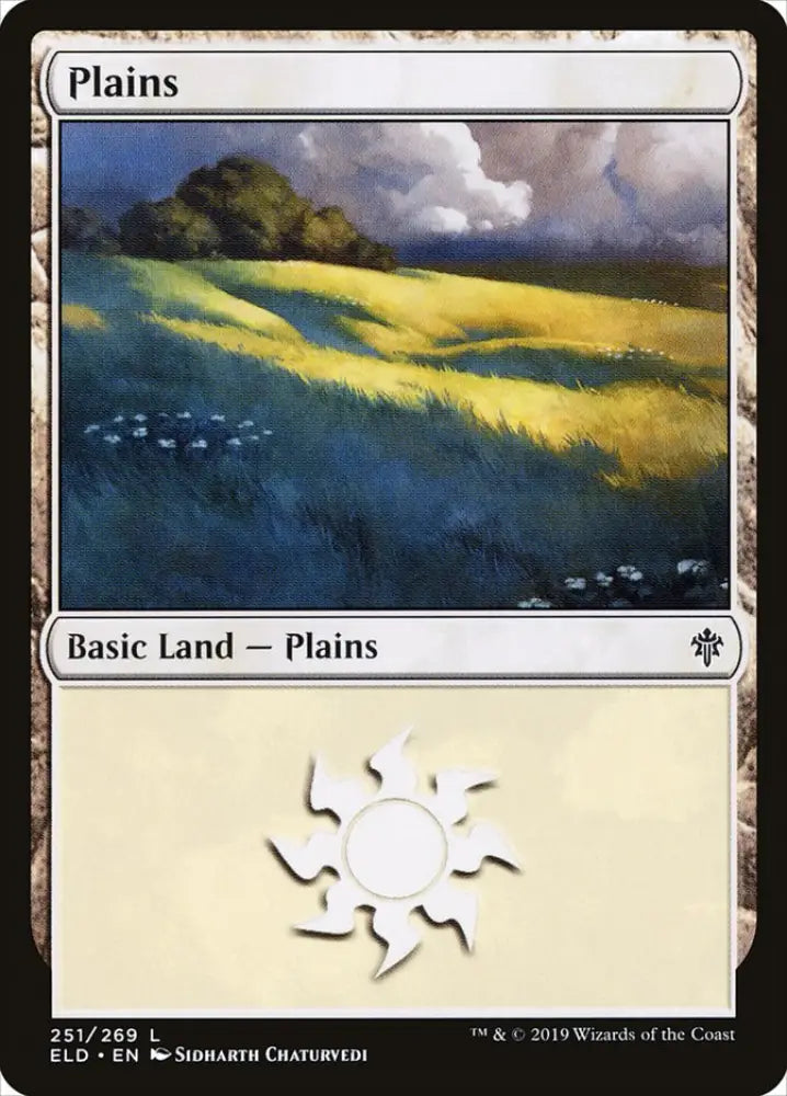 Plains (251) [Throne of Eldraine] - MTG Single