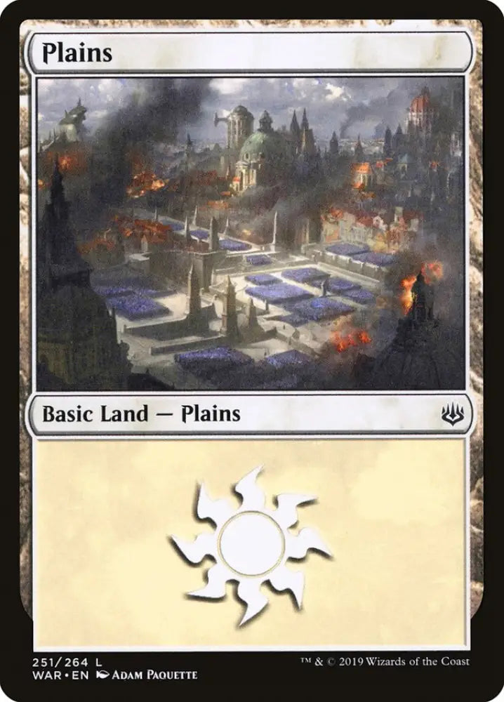 Plains (251) [War of the Spark] - MTG Single