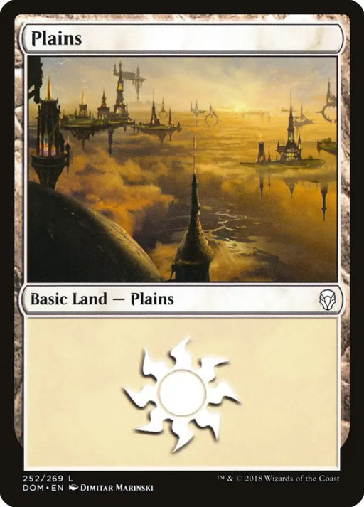 Plains (252) [Dominaria] - MTG Single