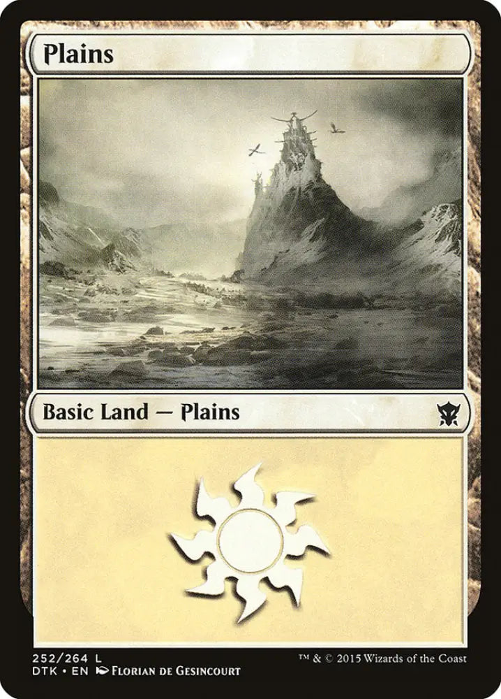 Plains (252) [Dragons of Tarkir] - MTG Single