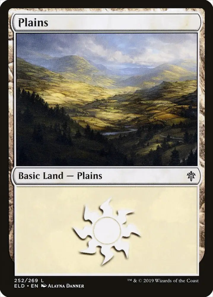 Plains (252) [Throne of Eldraine] - MTG Single