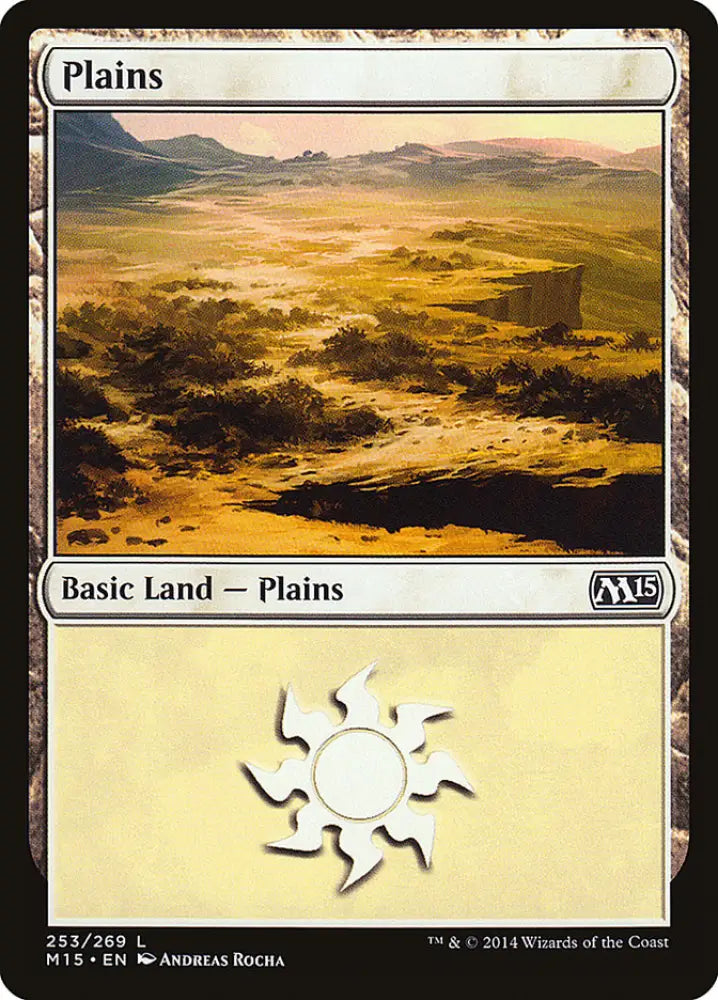 Plains (253) [Magic 2015] - MTG Single