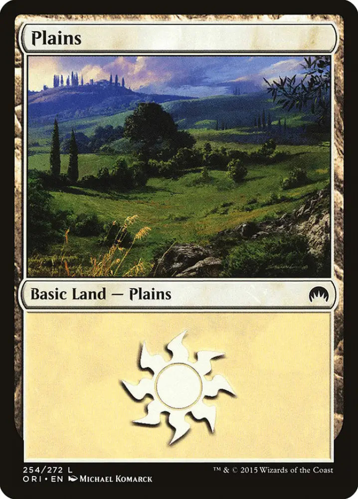 Plains (254) [Magic Origins] - MTG Single