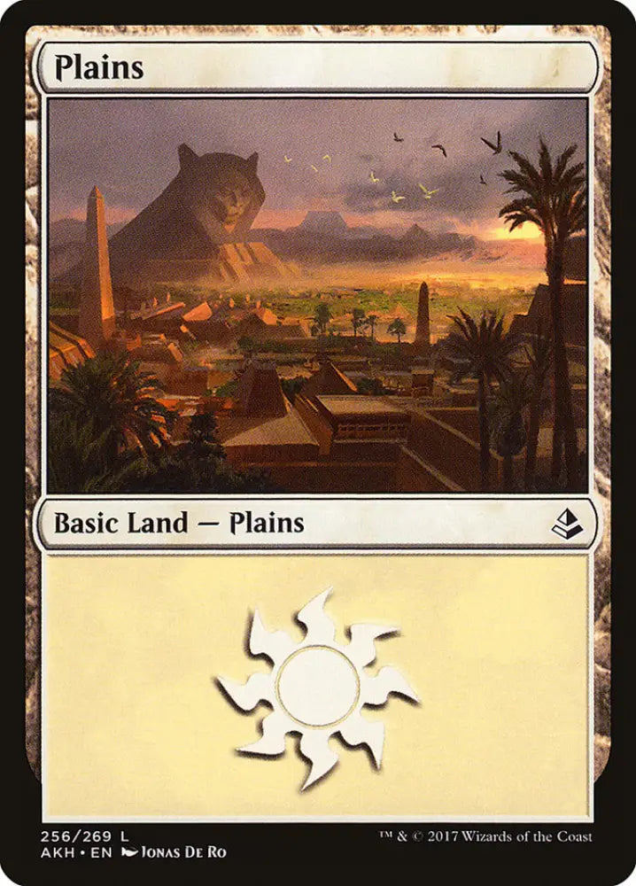 Plains (256) [Amonkhet] - MTG Single