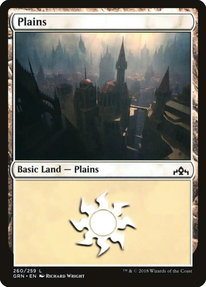 Plains (260) [Guilds of Ravnica] - MTG Single