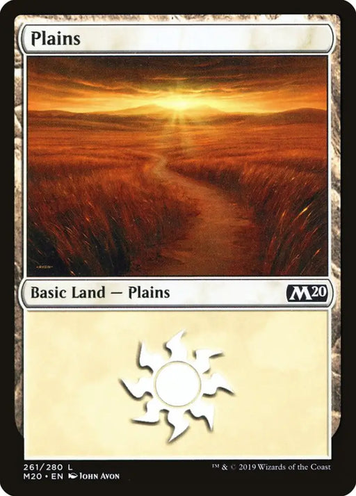Plains (261) [Core Set 2020] - MTG Single