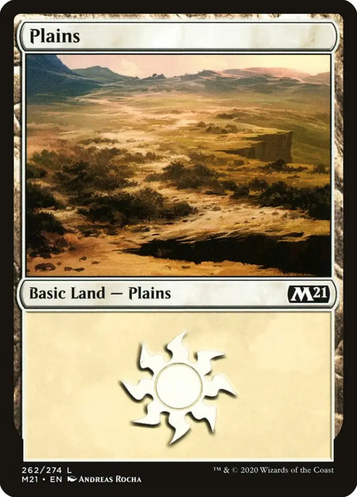 Plains (262) [Core Set 2021] - MTG Single