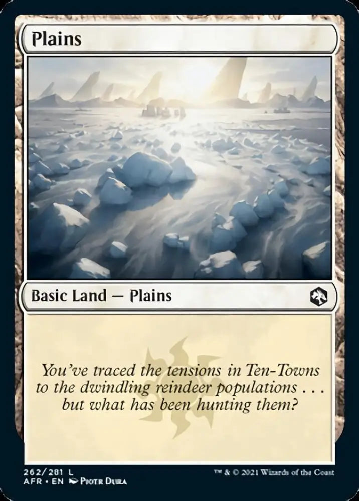 Plains (262) [Dungeons & Dragons: Adventures in the Forgotten Realms] - MTG Single