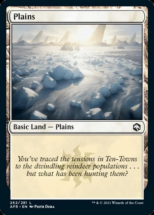 Plains (262) [Dungeons & Dragons: Adventures in the Forgotten Realms] - MTG Single
