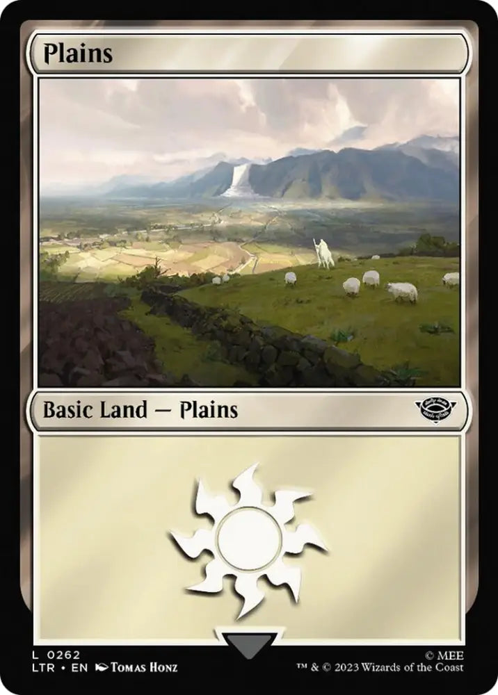 Plains (262) [The Lord of the Rings: Tales of Middle-Earth] - MTG Single