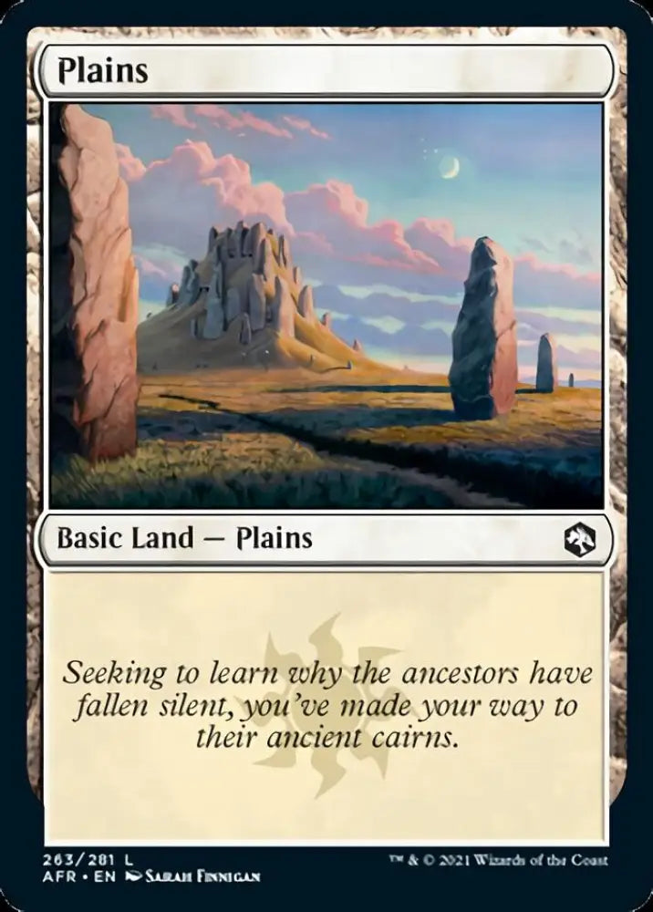 Plains (263) [Dungeons & Dragons: Adventures in the Forgotten Realms] - MTG Single
