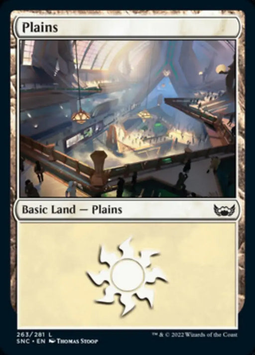 Plains (263) [Streets of New Capenna] - MTG Single