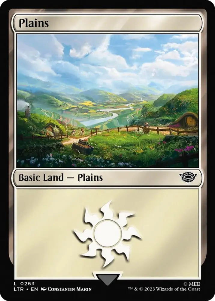 Plains (263) [The Lord of the Rings: Tales of Middle-Earth] - MTG Single
