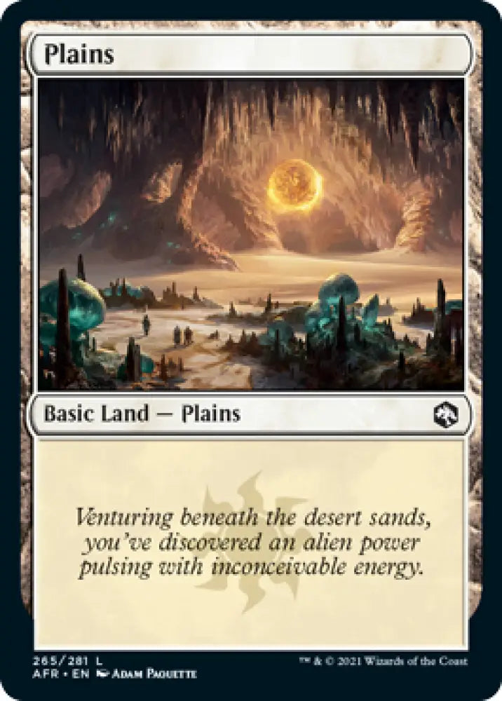 Plains (265) [Dungeons & Dragons: Adventures in the Forgotten Realms] - MTG Single