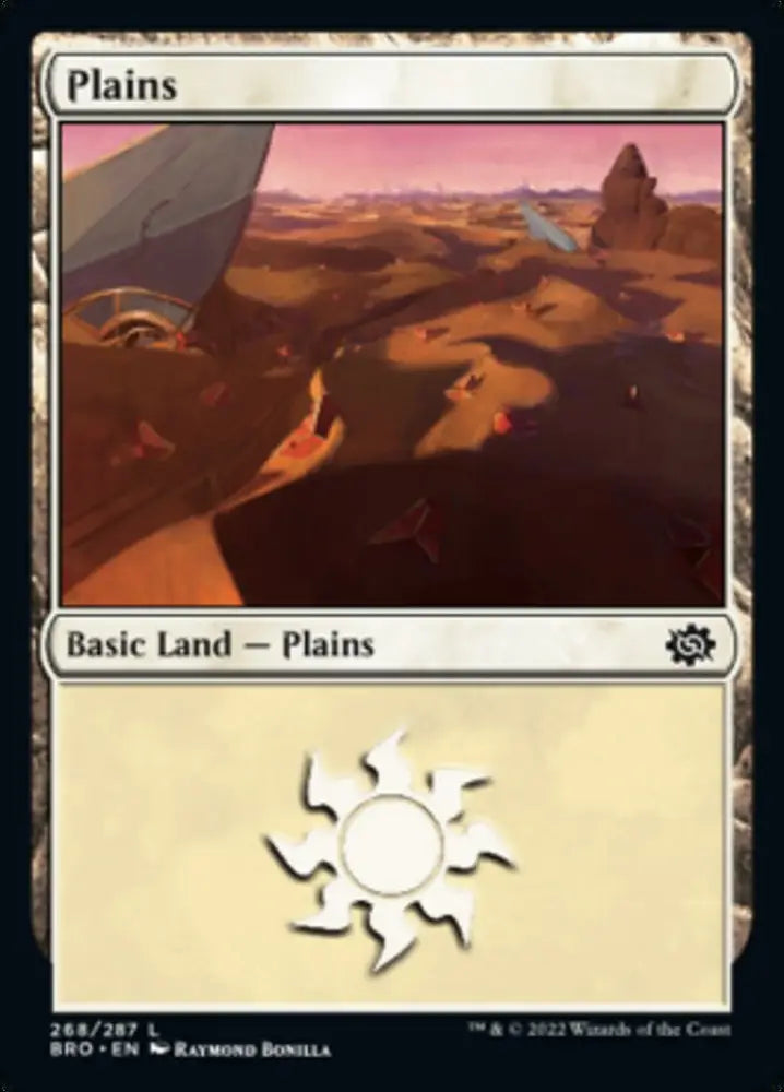 Plains (268) [The Brothers’ War] - MTG Single