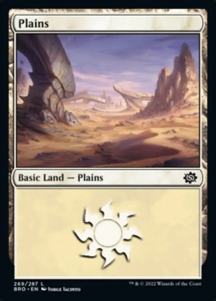 Plains (269) [The Brothers’ War] - MTG Single