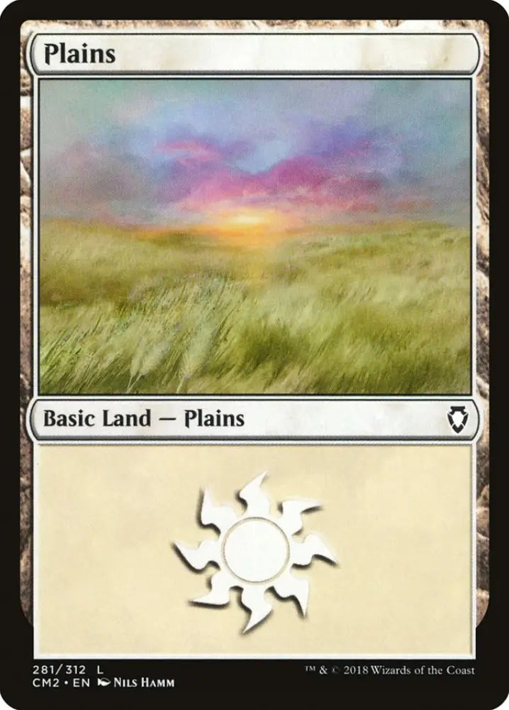 Plains (281) [Commander Anthology Volume II] - MTG Single