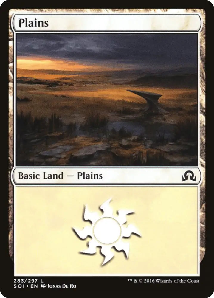 Plains (283) [Shadows over Innistrad] - MTG Single