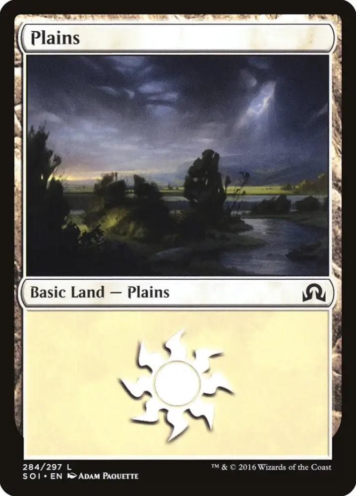 Plains (284) [Shadows over Innistrad] - MTG Single