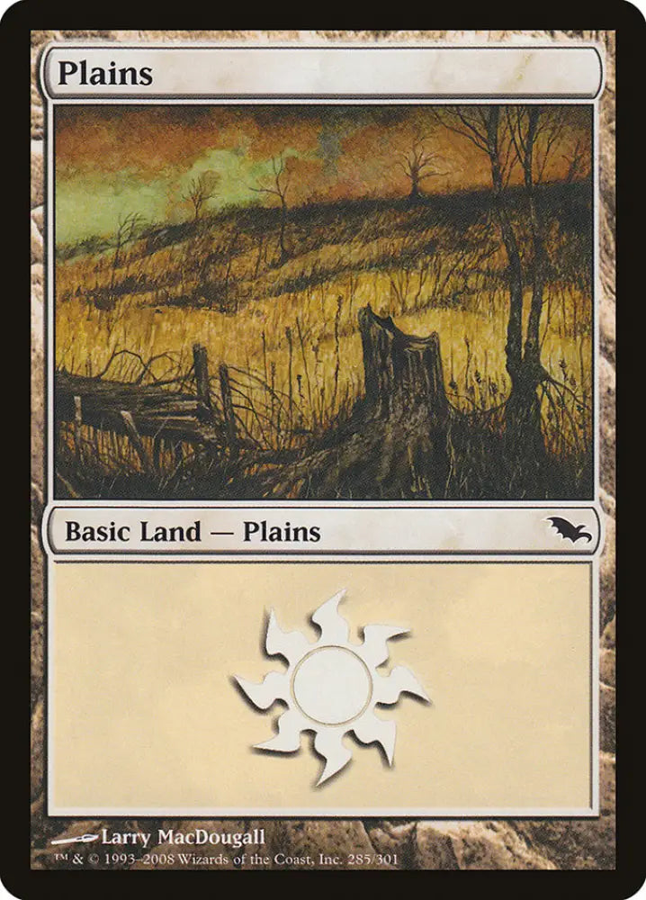 Plains (285) [Shadowmoor] - MTG Single