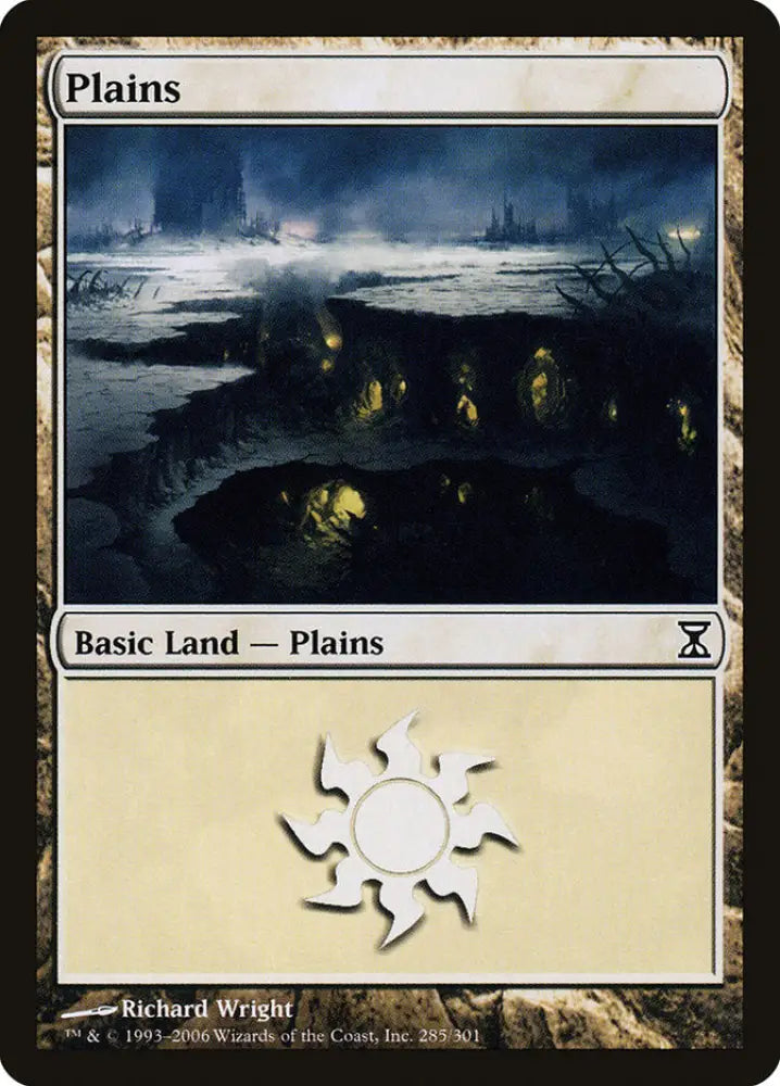 Plains (285) [Time Spiral] - MTG Single