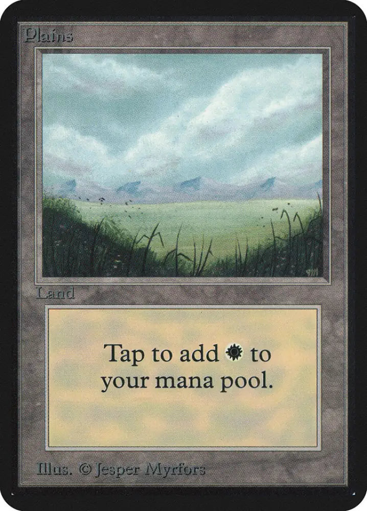 Plains (286) [Alpha Edition] - MTG Single