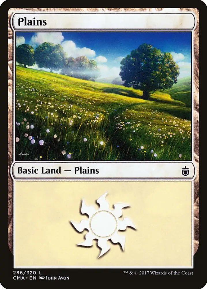 Plains (286) [Commander Anthology] - MTG Single