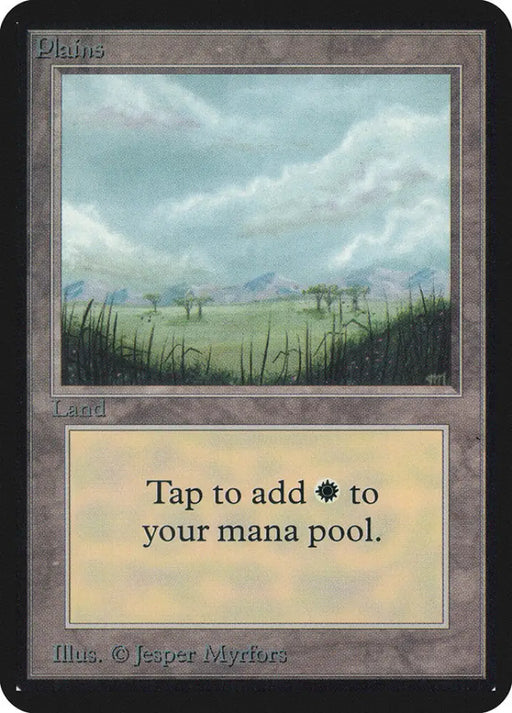 Plains (287) [Alpha Edition] - MTG Single