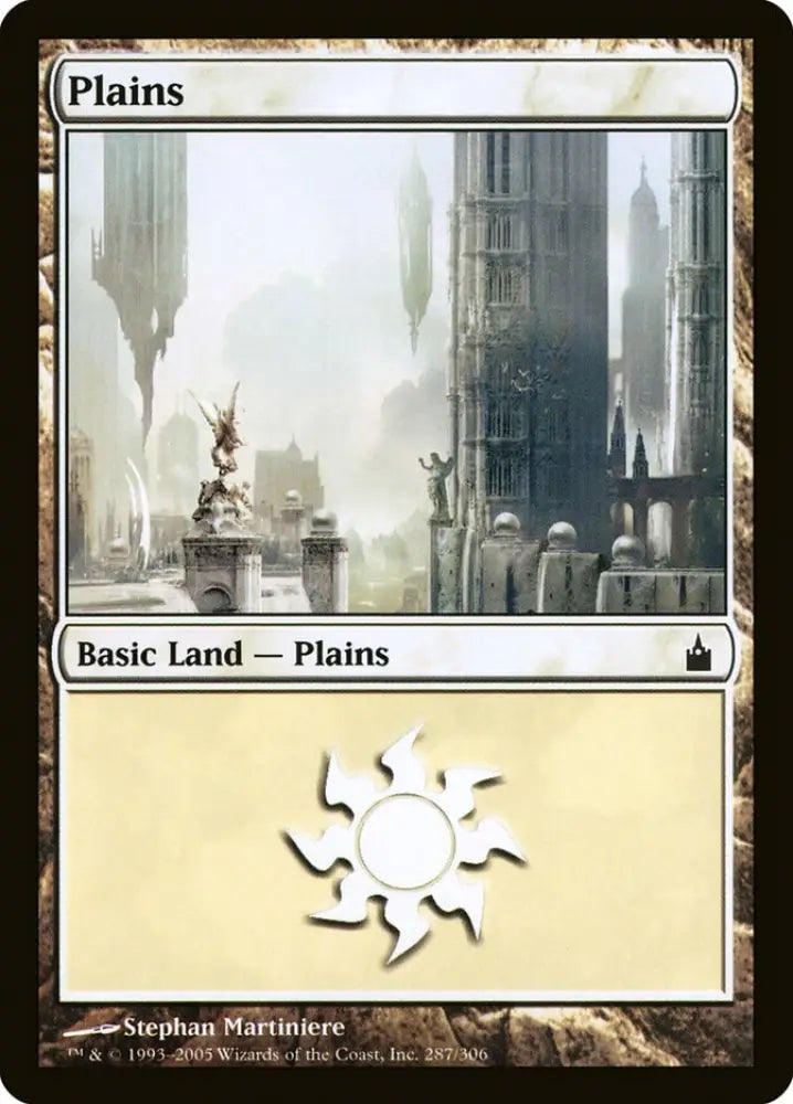 Plains (287) [Ravnica: City of Guilds] - MTG Single