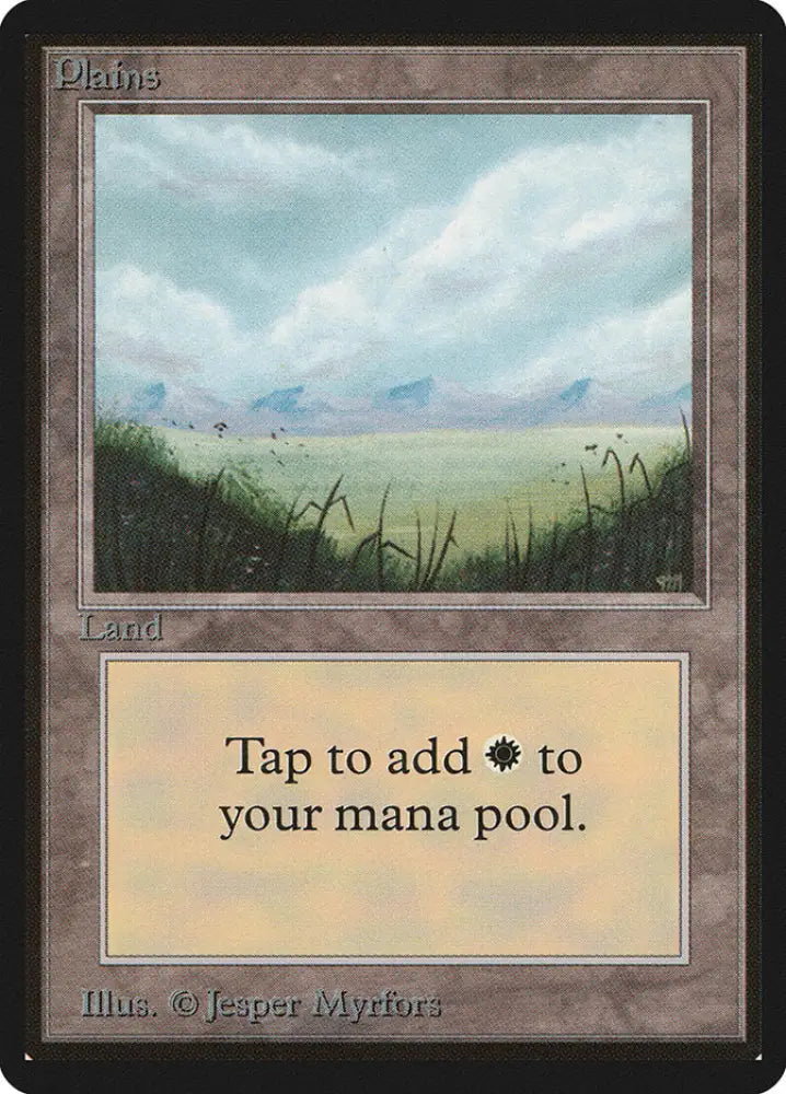 Plains (288) [Beta Edition] - MTG Single