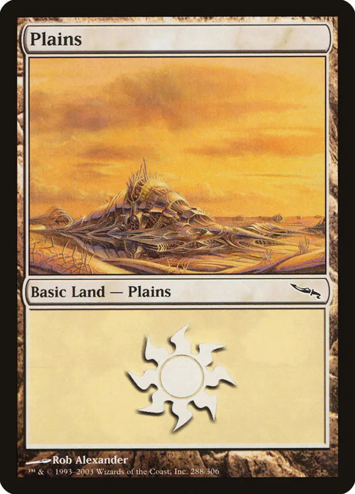 Plains (288) [Mirrodin] - MTG Single