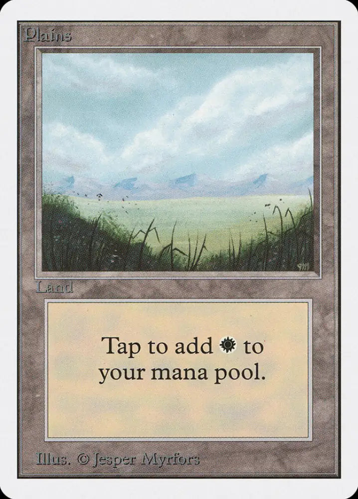 Plains (288) [Unlimited Edition] - MTG Single