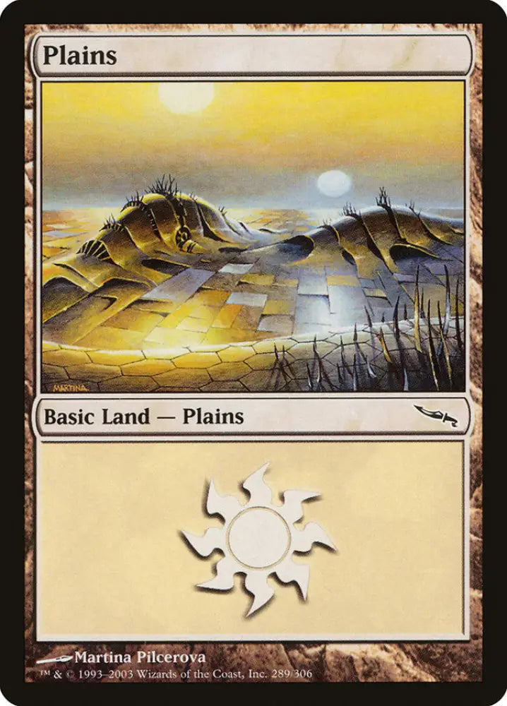 Plains (289) [Mirrodin] - MTG Single