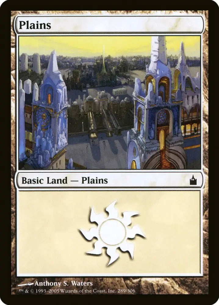 Plains (289) [Ravnica: City of Guilds] - MTG Single